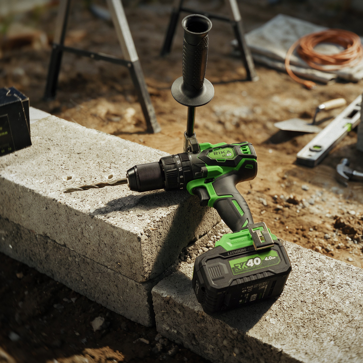 Rikä RK40 40V Cordless Combi Drill | 150Nm | Brushless Motor | Body Only